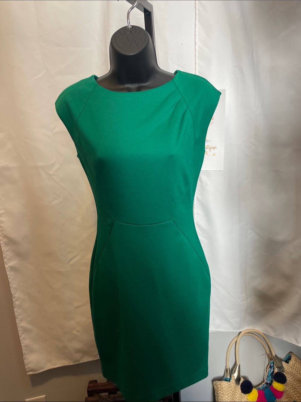 The Limited Emerald Cap-Sleeve Sheath Dress